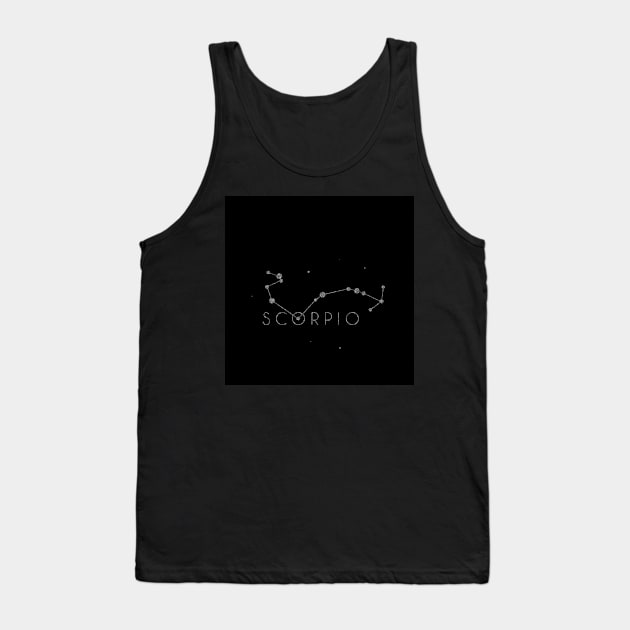 Zodiac sign constellation - scorpio Tank Top by Ranp